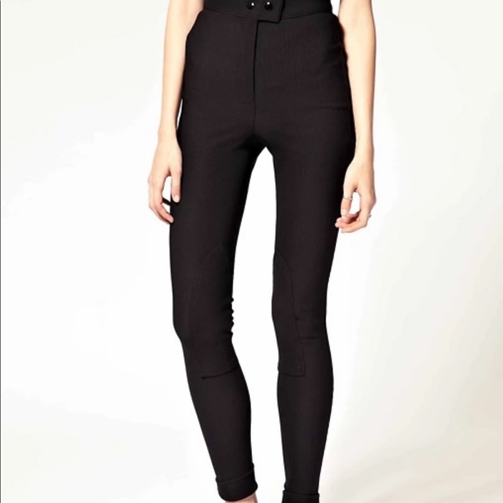 American Apparel Black Riding Pants Size XS